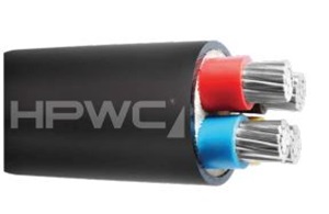 HPWC Unarmored Power Cable, Aluminium Conductor